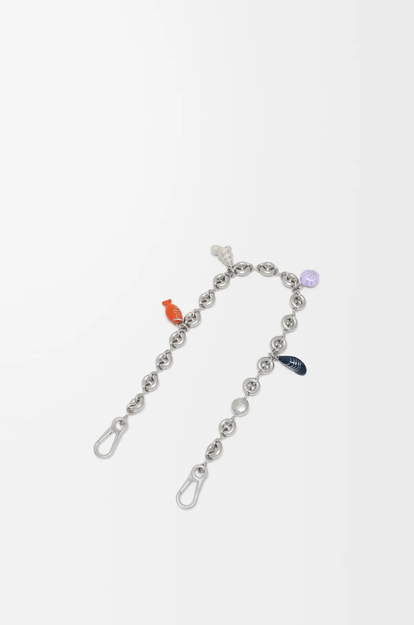 LOEWE Donut chain with charms Silver