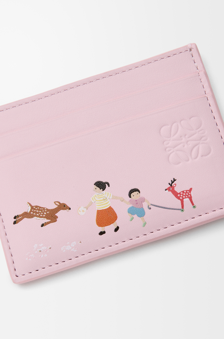 LOEWE シカ プレーン カードホルダー（ナパカーフ） ブロッサム