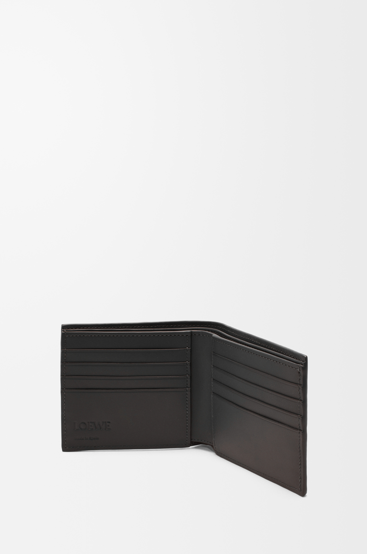 LOEWE 바이폴드 지갑 - 텍스처드 클래식 카프스킨 다크 그레이