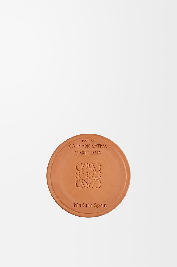 LOEWE Vela pequeña Scent of Marihuana Verde Oscuro