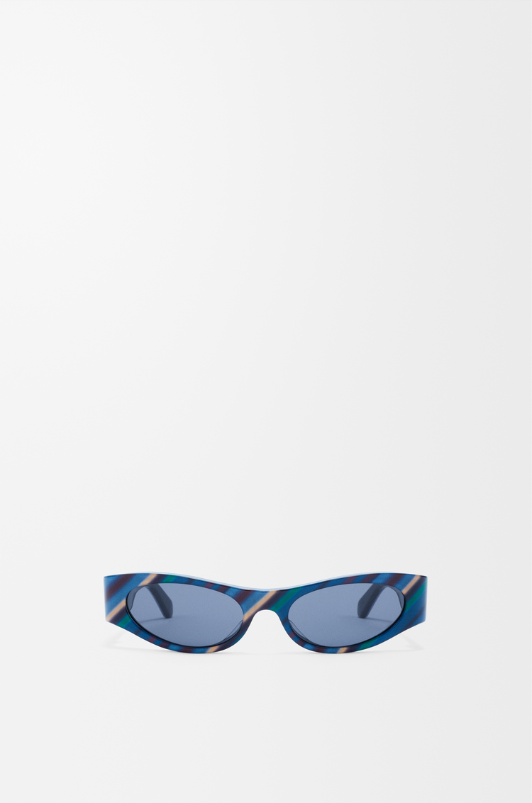 LOEWE Flash 纤薄猫眼造型太阳眼镜 海军蓝