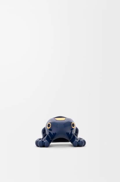 LOEWE Frog dice Navy/Gold