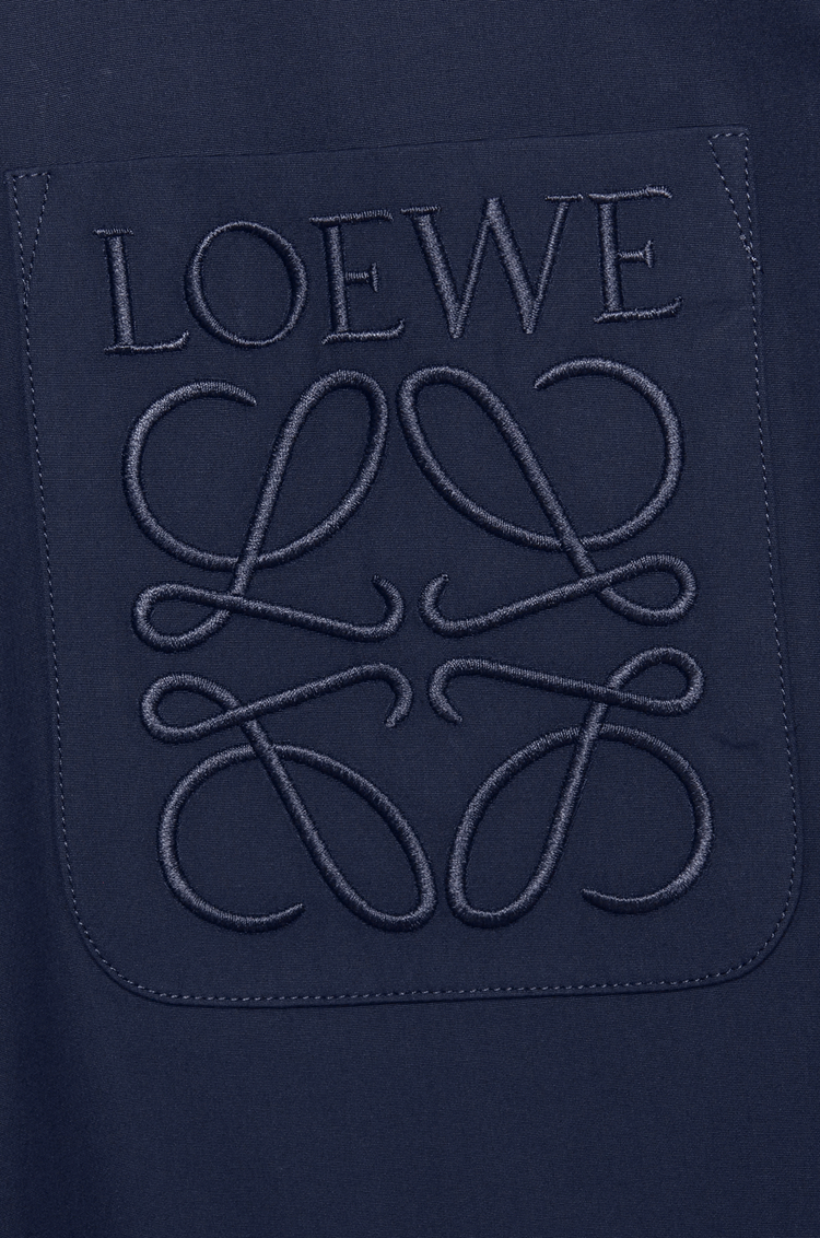 LOEWE Camicia in cotone Blu Navy