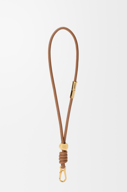 LOEWE Wristlet in calfskin Mocha