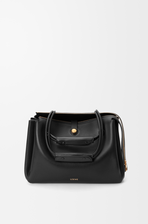 LOEWE Borsa Madrid grande in morbida pelle di vitello Nero