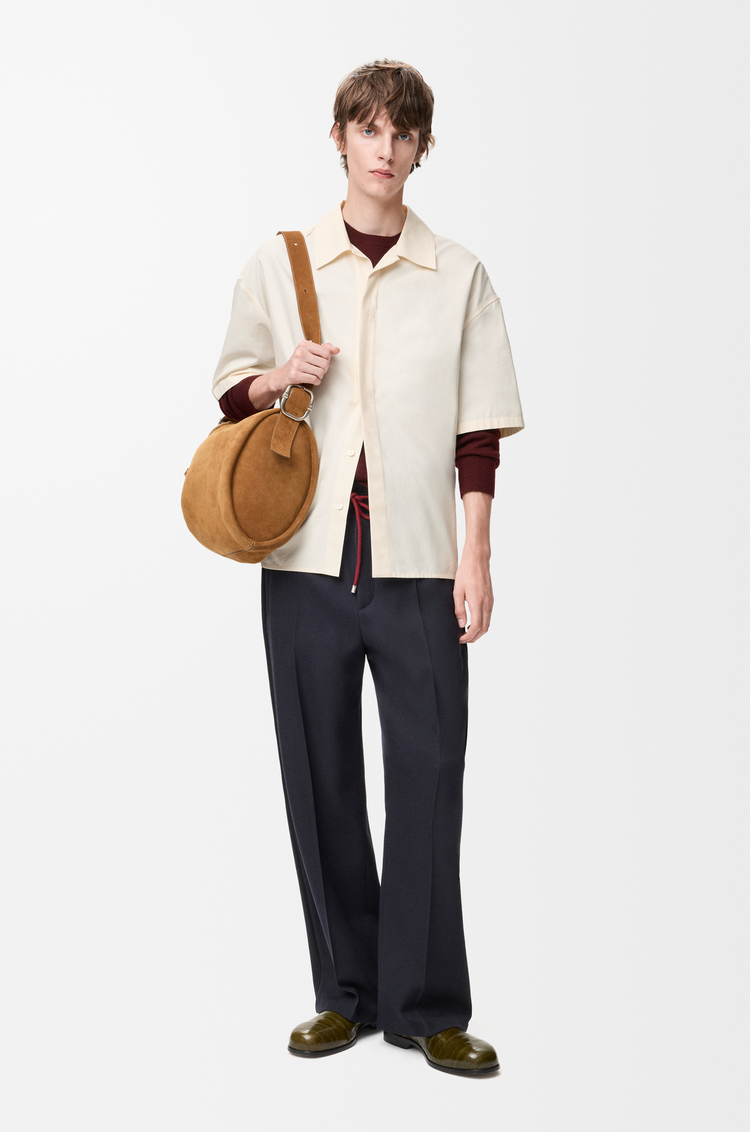 LOEWE Short sleeve shirt in cotton White