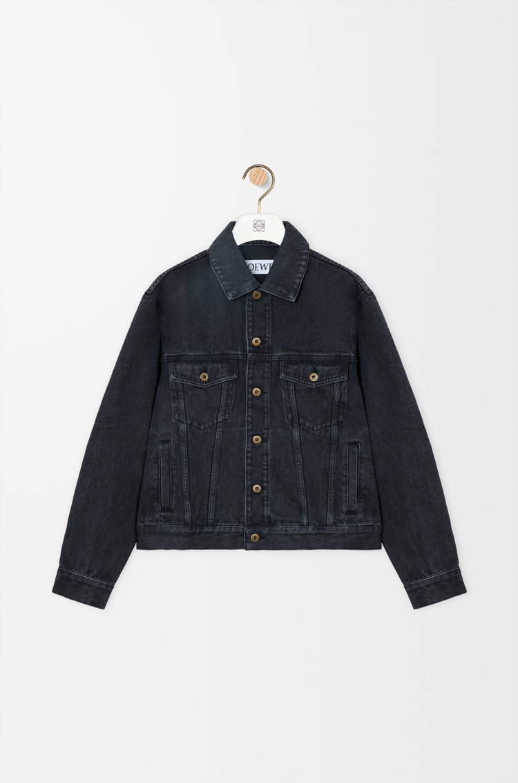 LOEWE Anagram jacket in denim Black
