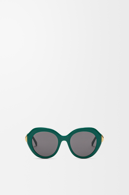 LOEWE Occhiali da sole Coil a farfalla Verde Smeraldo