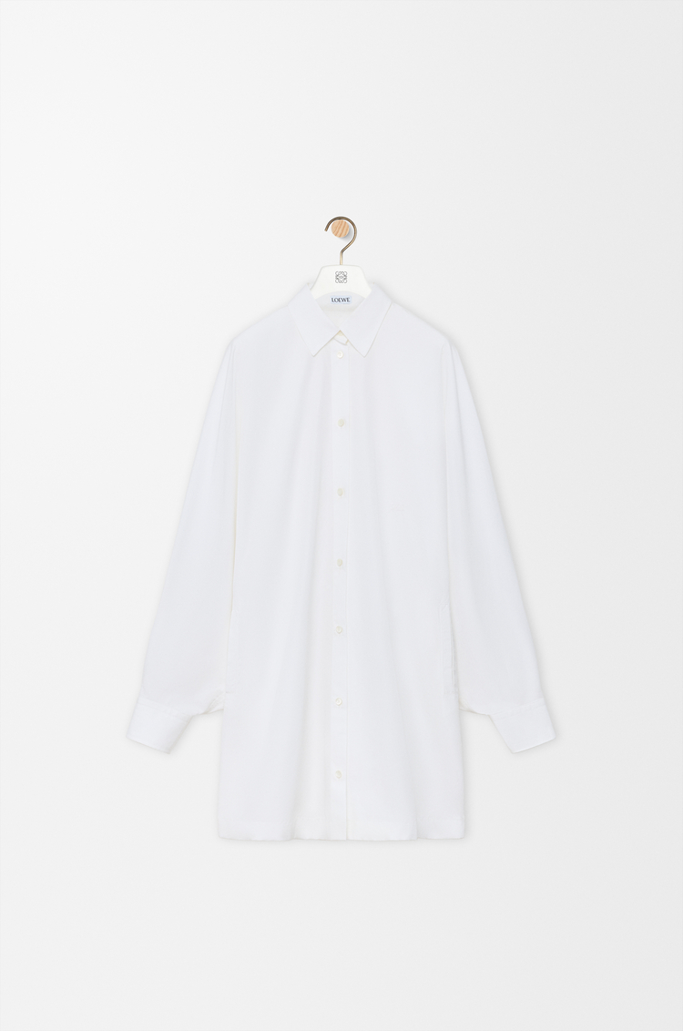 LOEWE Shirt dress in cotton White