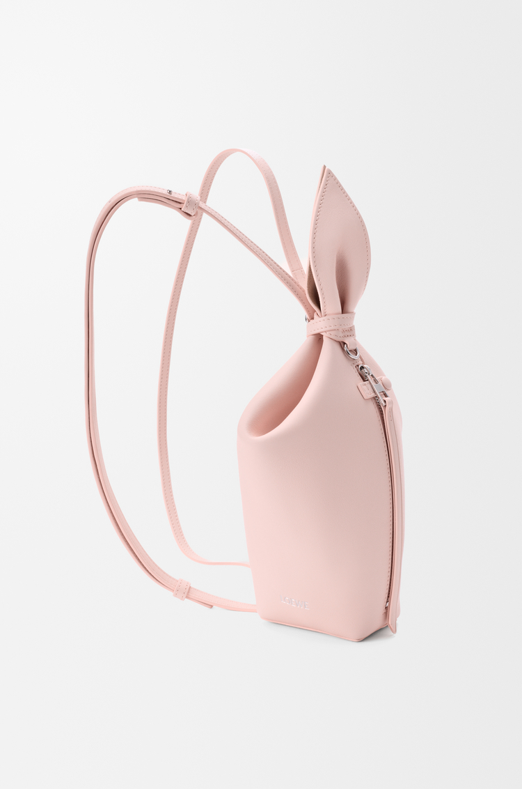 LOEWE Sac à dos Scarf en cuir de veau lisse Rose Cristal