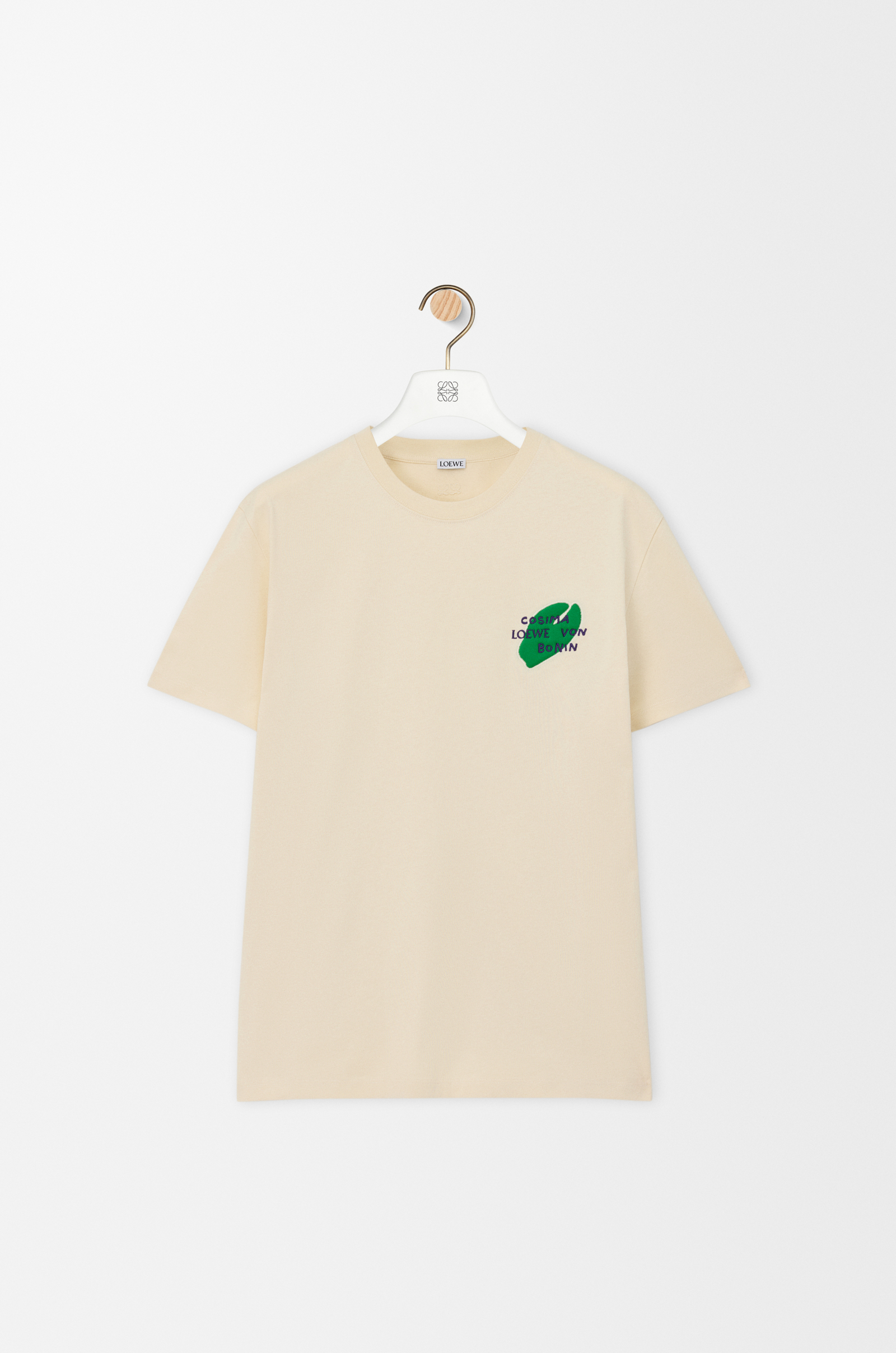 LOEWE Relaxed fit T-shirt in cotton Ecru