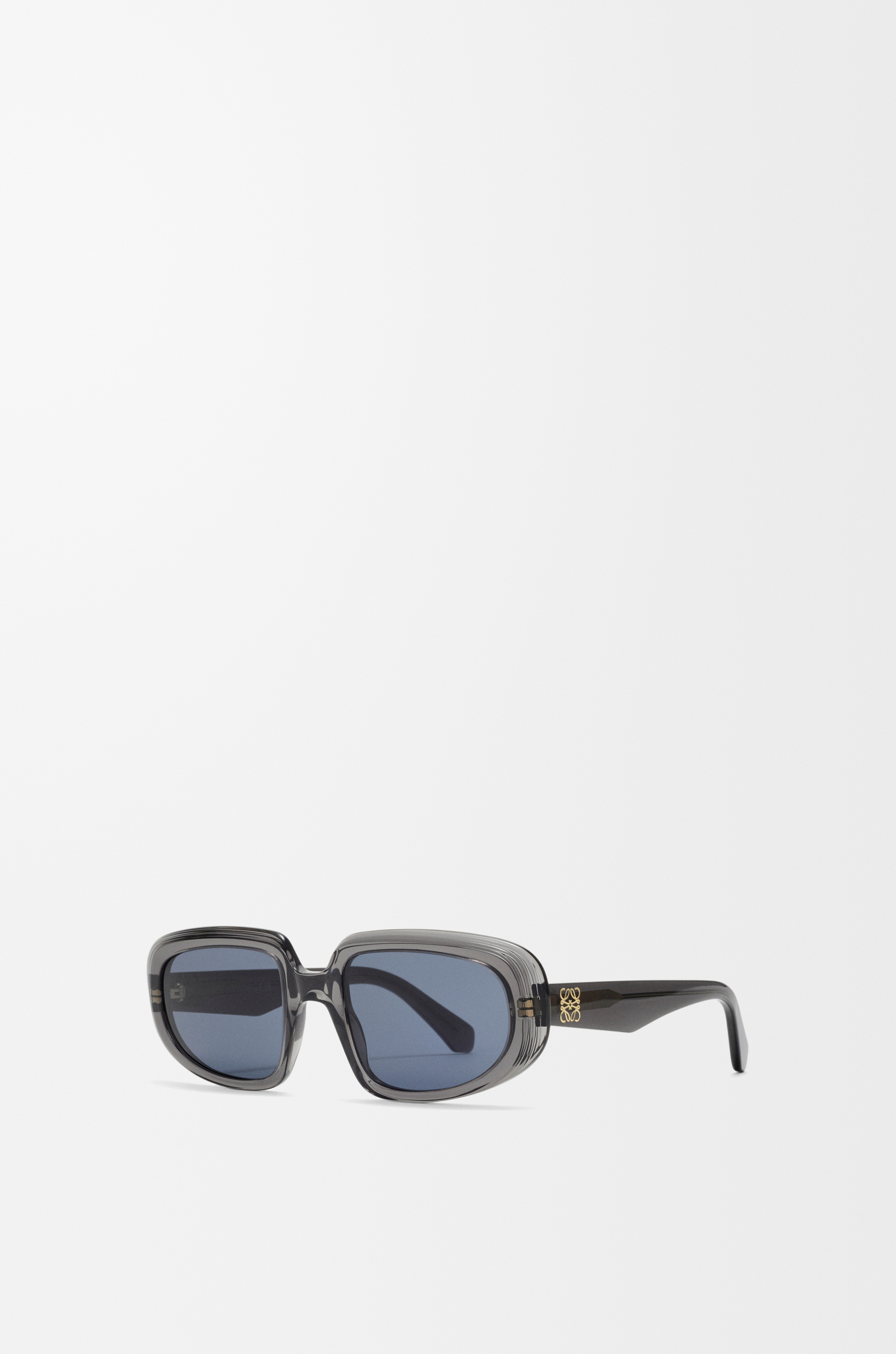 LOEWE Mini Anagram Steps Rectangular sunglasses Transparent Asphalt