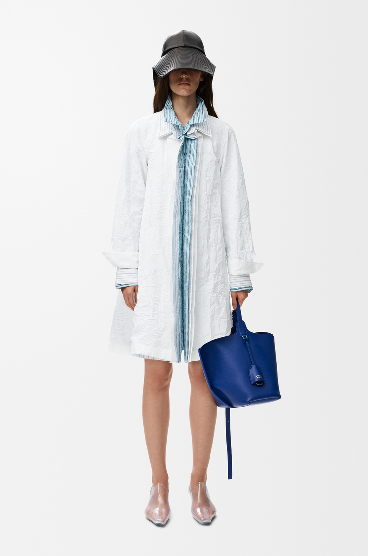 LOEWE Vestido en algodón técnico Blanco