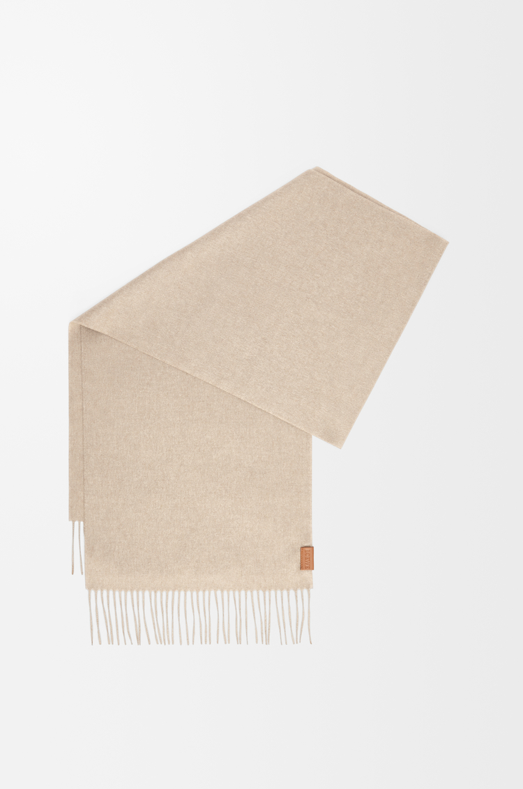 LOEWE Écharpe en cachemire Beige Clair