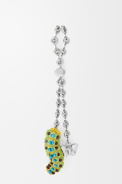 LOEWE Caterpillar chain charm Multicolor