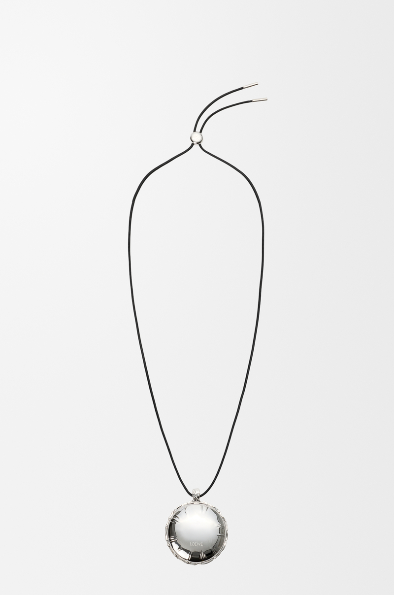 LOEWE Blown inflated pendant in brass Silver/Gold