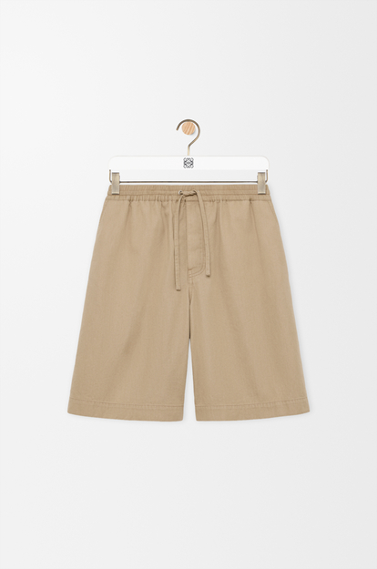 LOEWE Shorts in cotton Beige