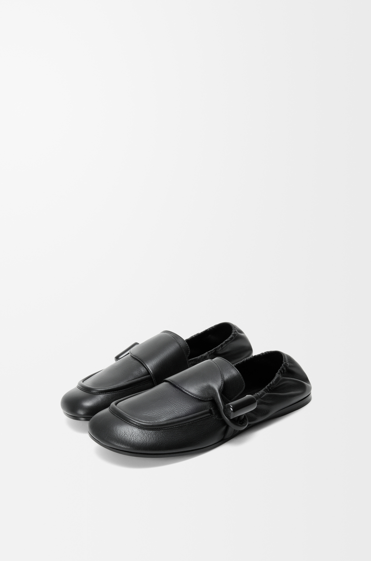 LOEWE トグル ローファー（シャイニースムースカーフ） ブラック