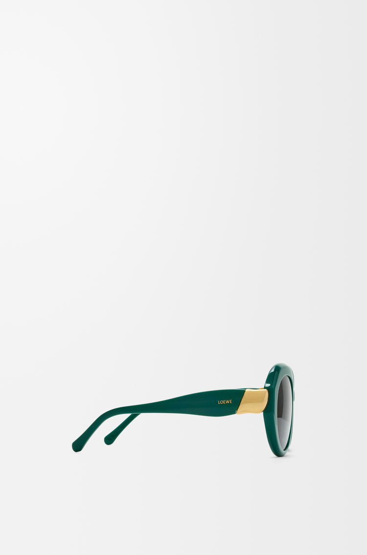 LOEWE Coil Butterfly sunglasses Emerald Green