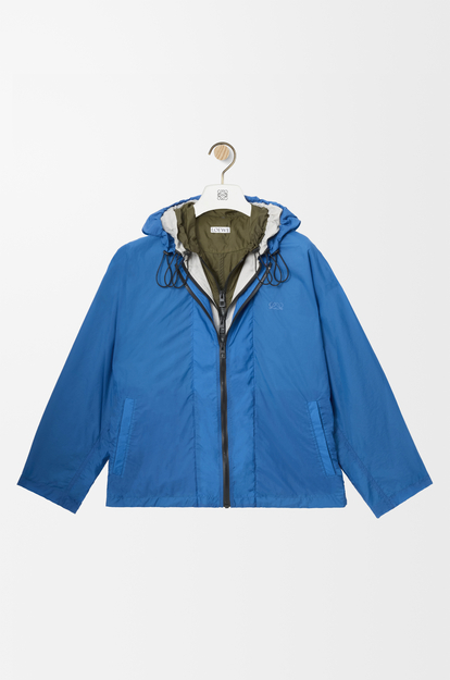 LOEWE Jacket in technical shell Blue