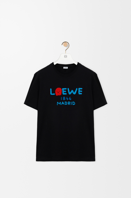 LOEWE T-shirt in cotone vestibilità rilassata Nero