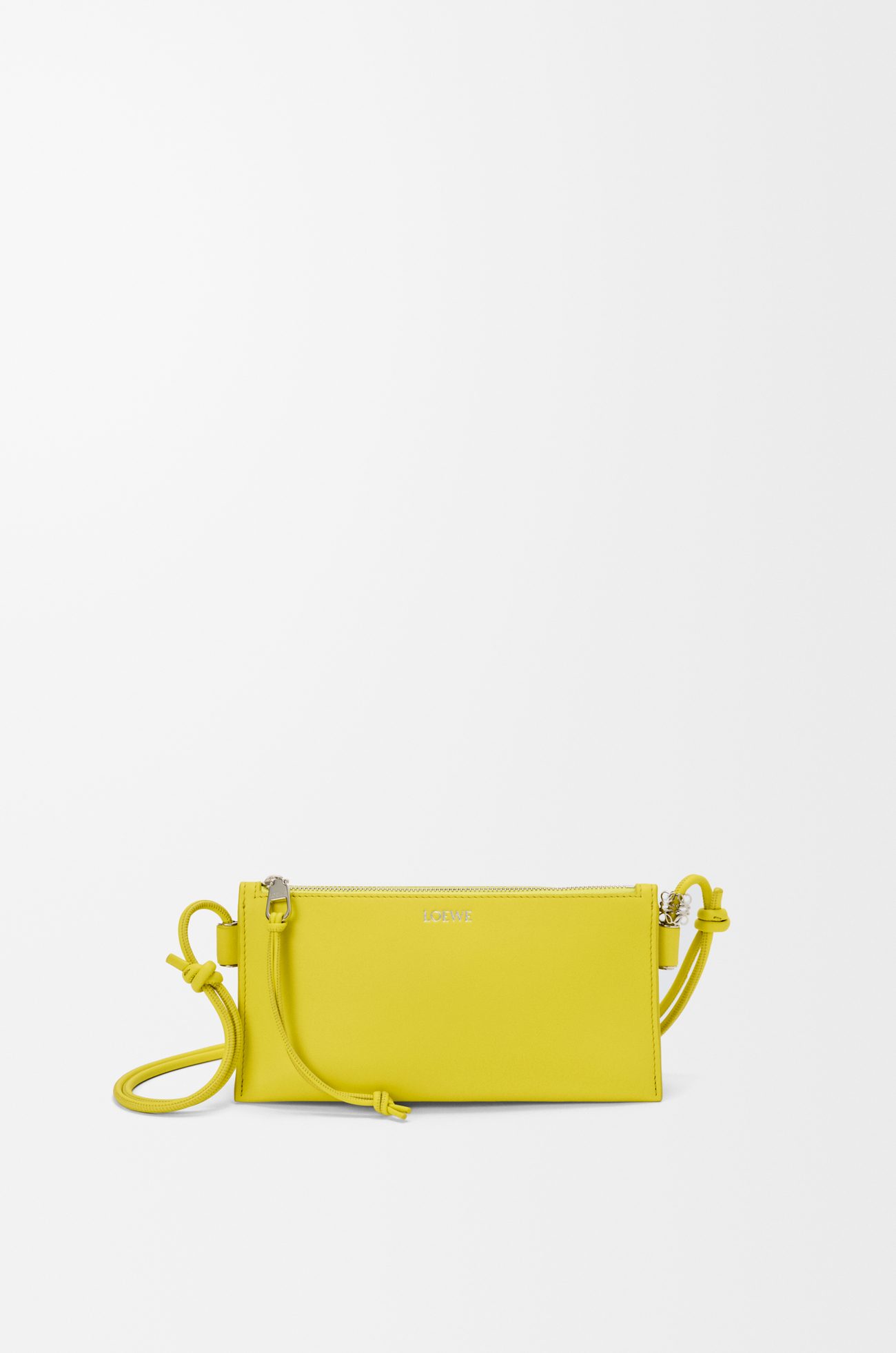 LOEWE Joya pouch in nappa calfskin Lemon