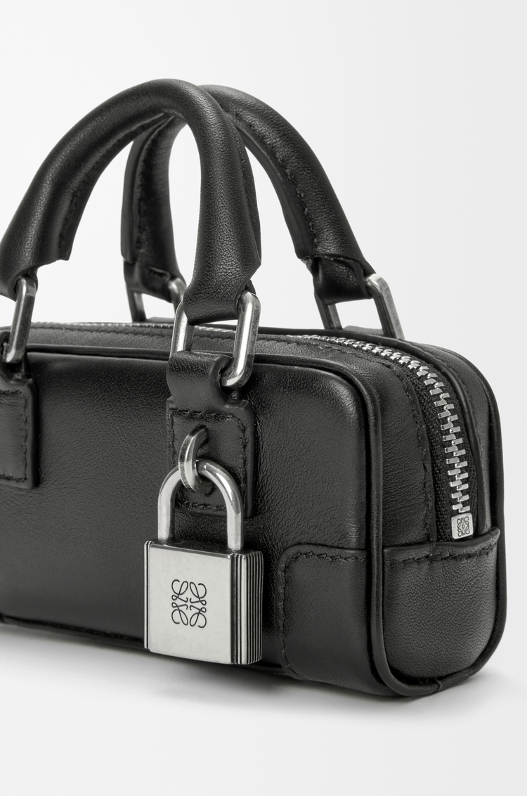 LOEWE Amazona Nano in shiny calfskin Black