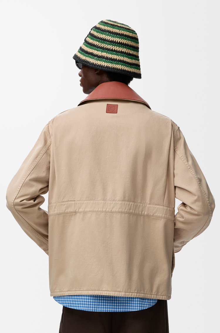 LOEWE Chaqueta en algodón Arena