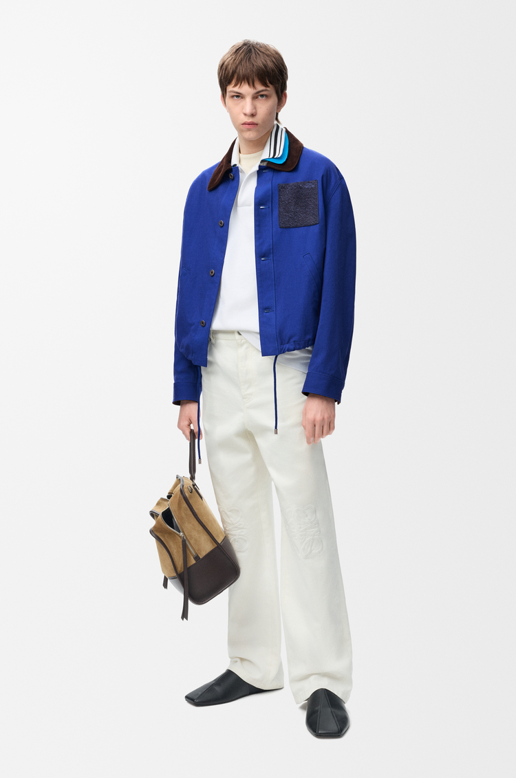 LOEWE Giacca workwear in cotone Blu