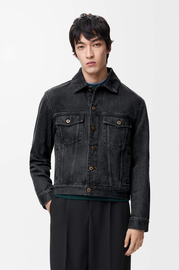 LOEWE Anagram jacket in denim Black