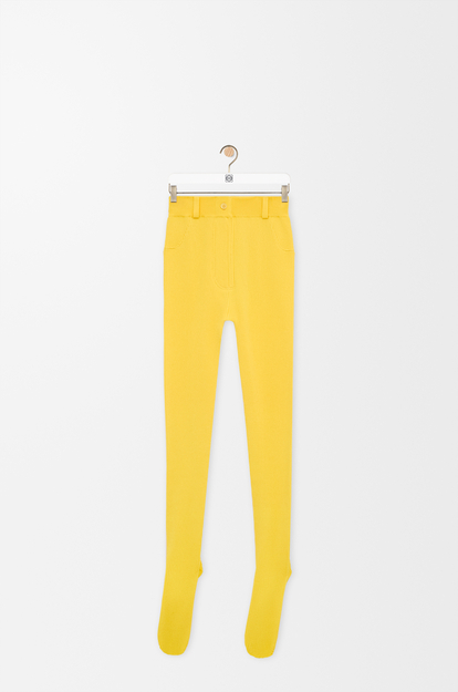 LOEWE Leggings in viscose blend Yellow
