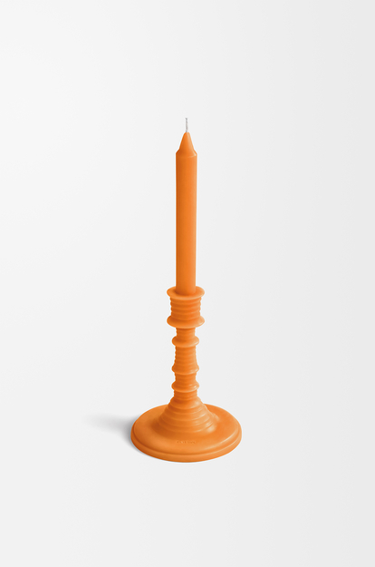 LOEWE Orange Blossom wax candleholder Bright Mandarin