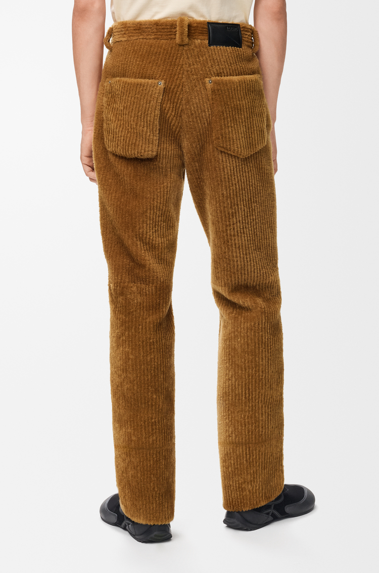 LOEWE Pantalón en lana de oveja Camel