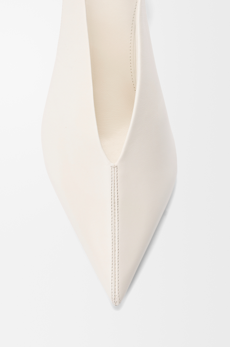 LOEWE Origami Cubic slingback in lambskin White