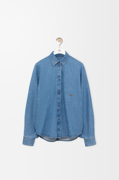 LOEWE Shirt in denim Light Blue