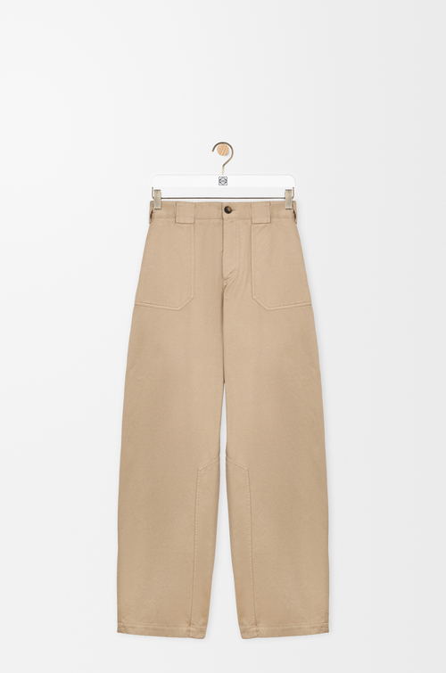 LOEWE Pantalon en coton Sable