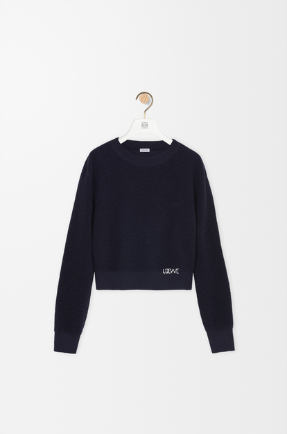 LOEWE Sweater in wool Navy Blue
