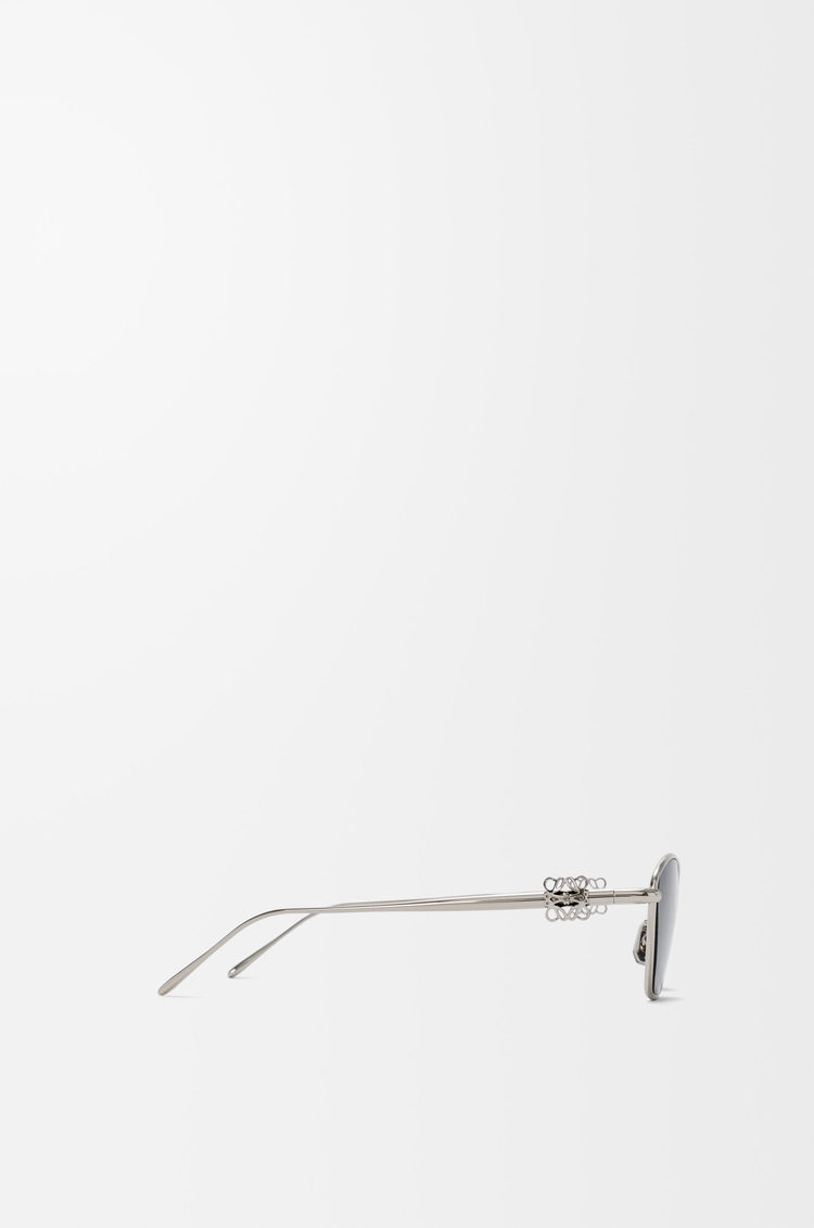LOEWE Anagram Bombé Hexagon sunglasses Denim Blue
