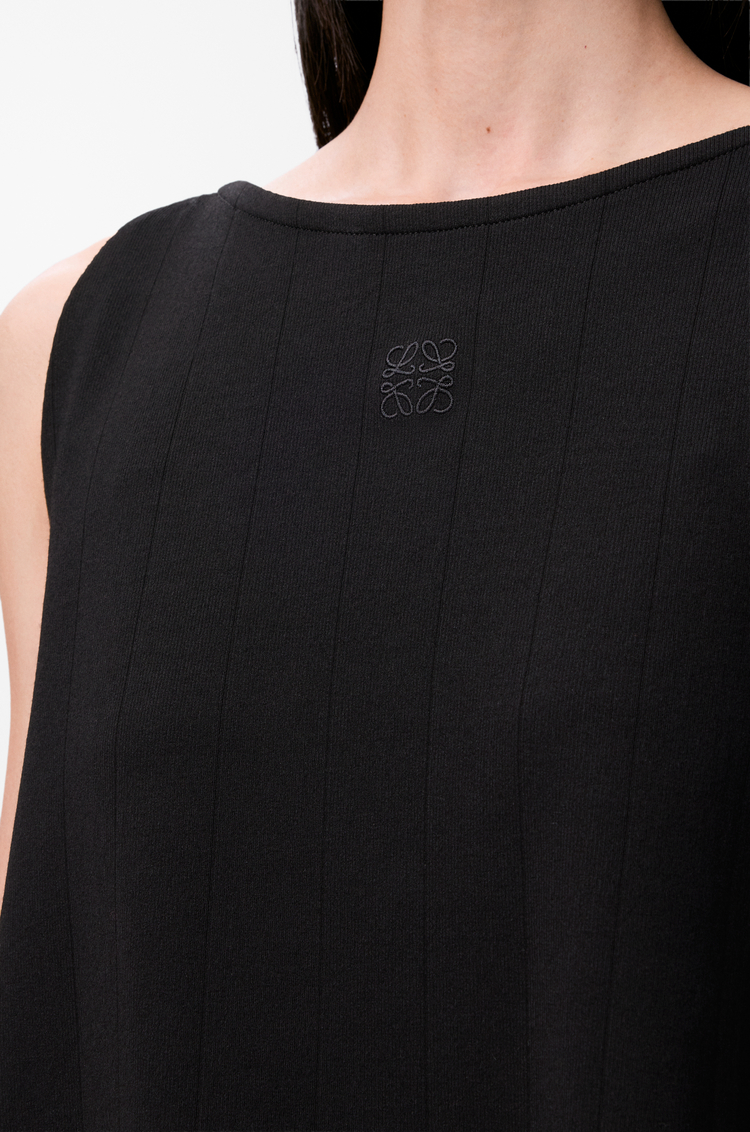 LOEWE Top Anagram in misto viscosa Nero
