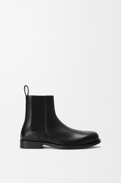 LOEWE Bobine Chelsea bootie in shiny calfskin Black