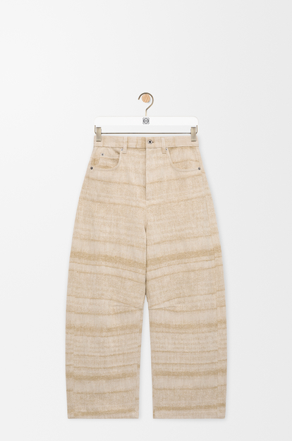 LOEWE Barrel Jeans in denim Sand