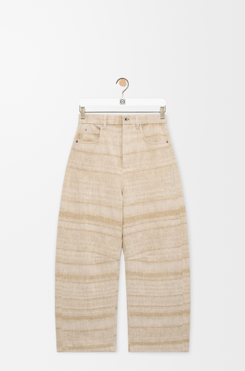 LOEWE Barrel Jeans in denim Sand