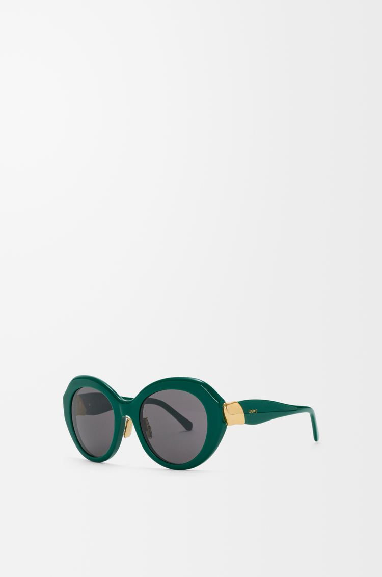LOEWE Coil Butterfly sunglasses Emerald Green