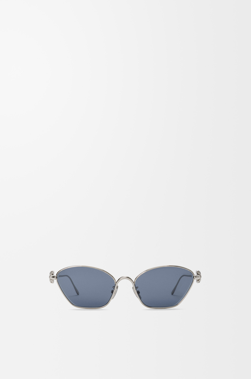 LOEWE Occhiali da sole esagonali Anagram Bombé Blu Denim