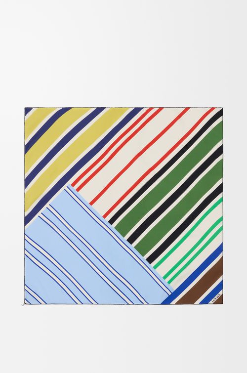 LOEWE Schal aus Seide Mehrfarbig
