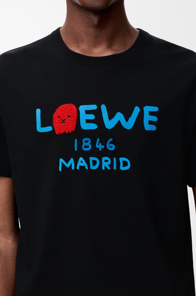 LOEWE Relaxed fit T-shirt in cotton Black
