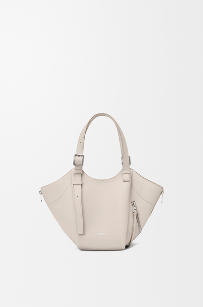 LOEWE Hammock Flip bag in classic calfskin Light Ghost