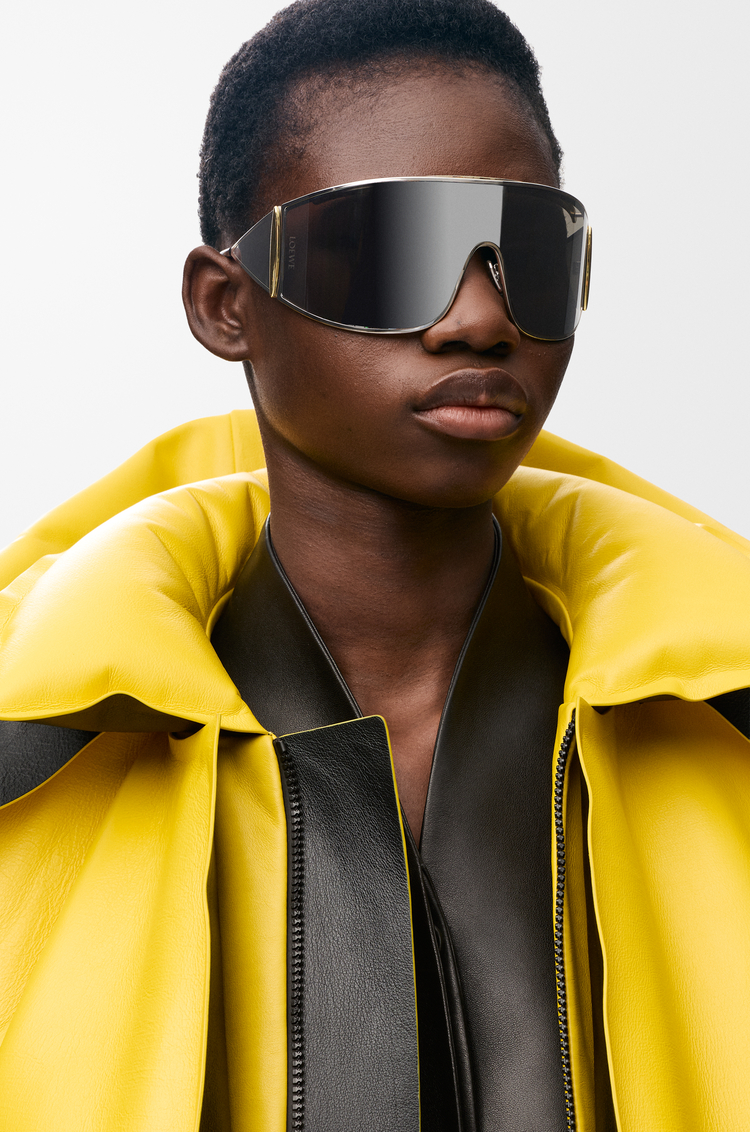 LOEWE Speed Shield 太陽眼鏡  銀色/金色