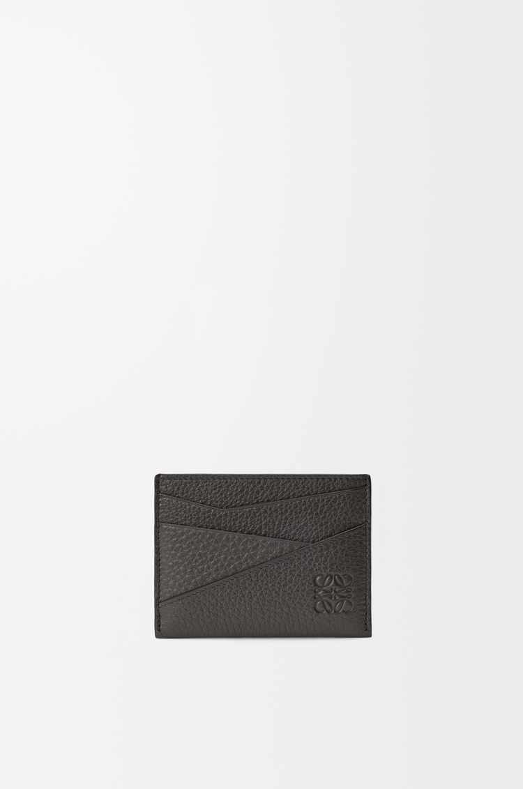 LOEWE 柔軟粒面小牛皮 Puzzle 卡夾 深灰色