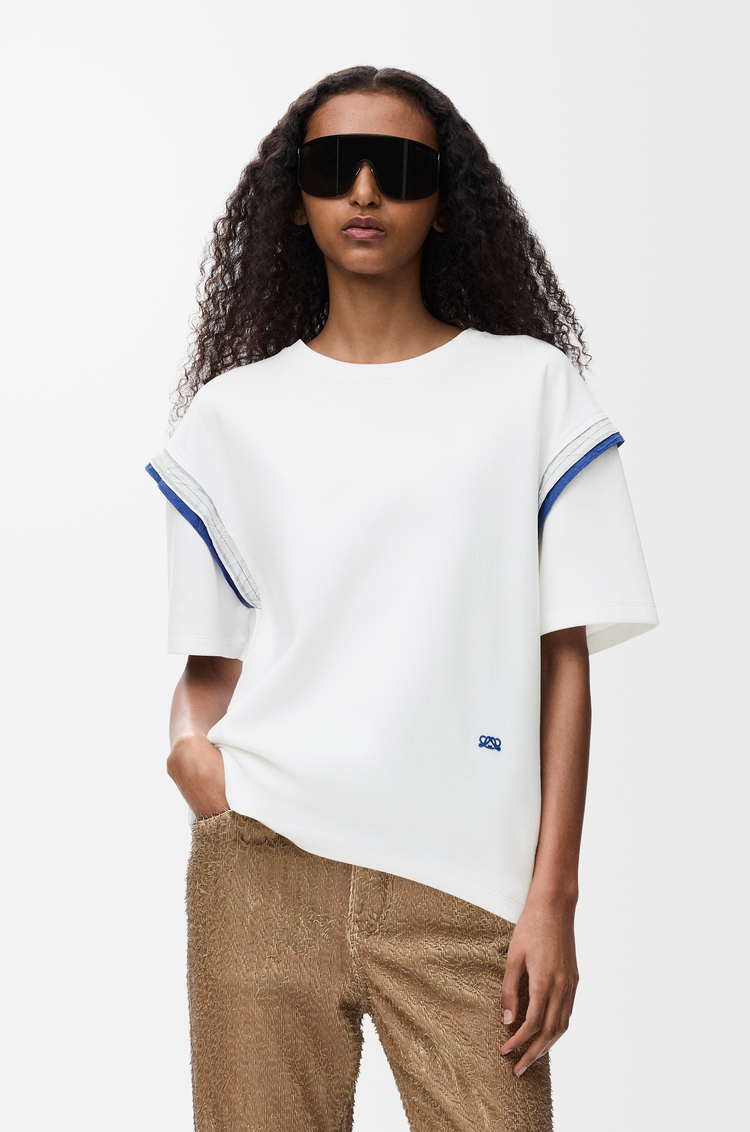LOEWE T-shirt in misto cotone Bianco